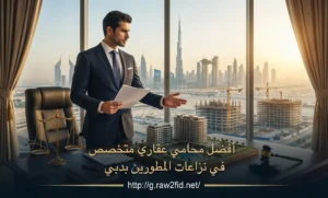 أفضل محامي عقاري متخصص في نزاعات المطورين بدبي